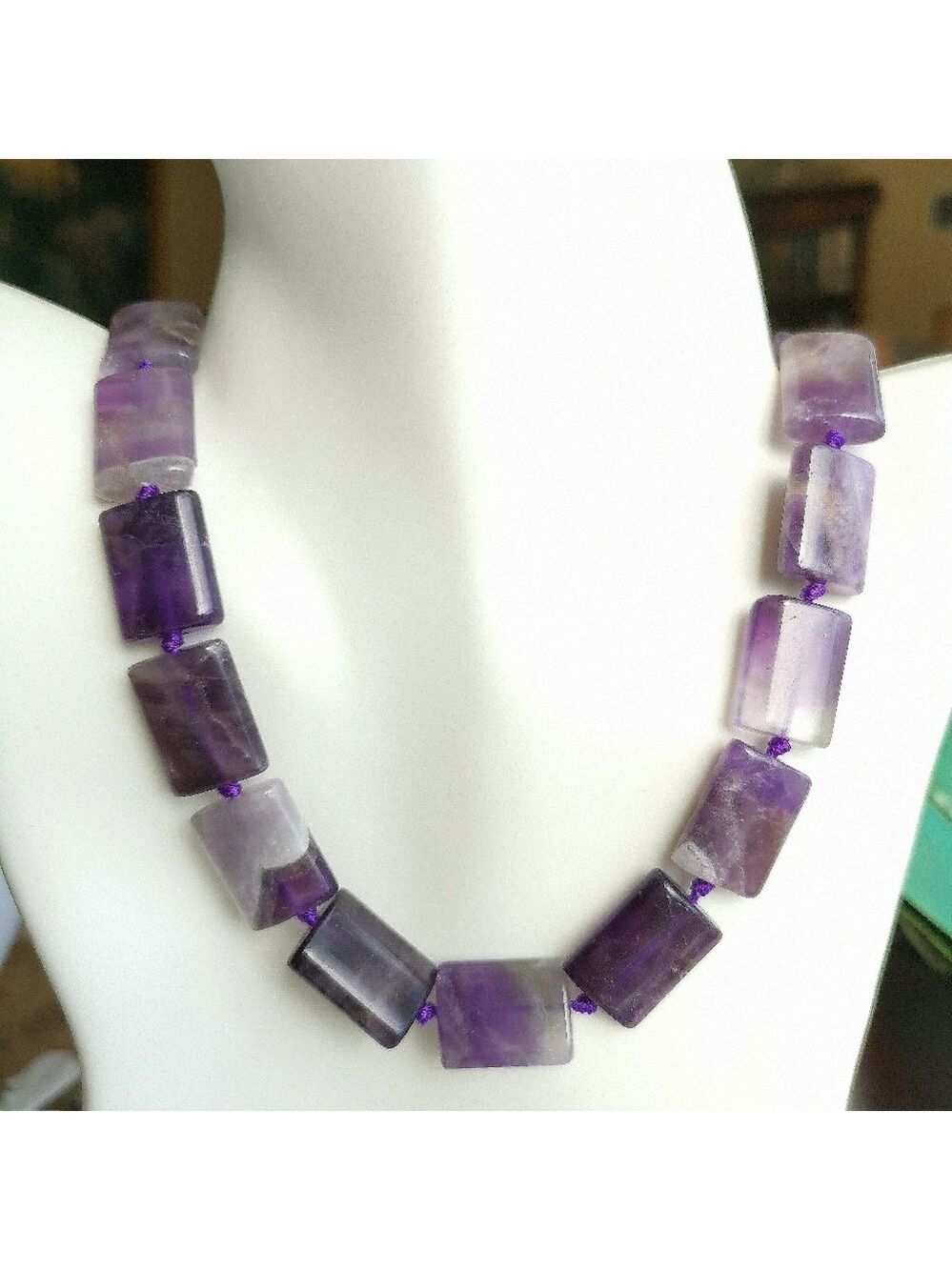 Raw amethyst necklace 19 Inches 🆕 Healing Crystals
